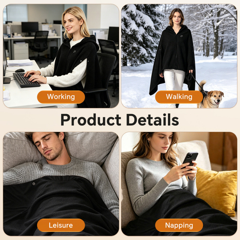 Office Smart Heating Shawl USB - Image 4