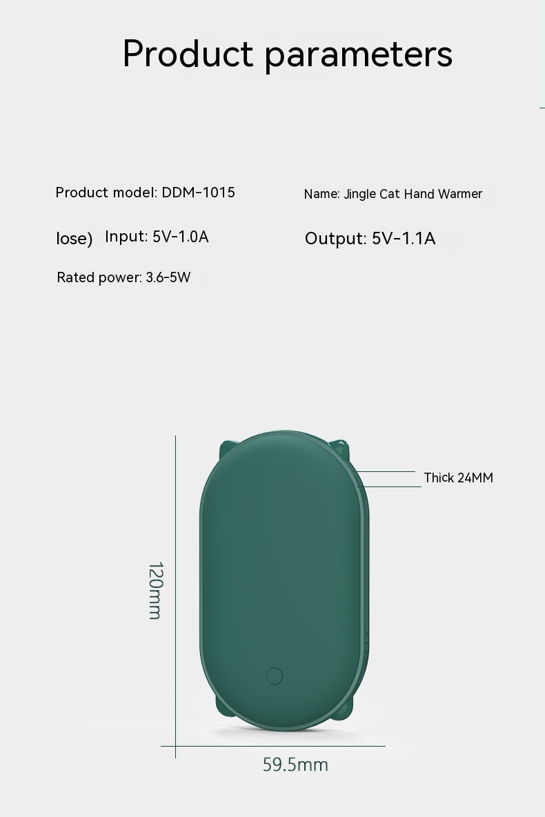 USB Hand Warmer Power Bank Two-in-one - Image 9