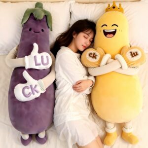 Eggplant King Sleep-Taming Hug Pillow Puppet Slapping Gadget