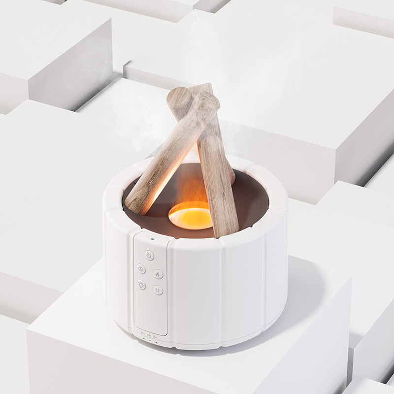 Simulated Flame Aromatherapy Machine Home Office Desktop Humidifier - Image 8