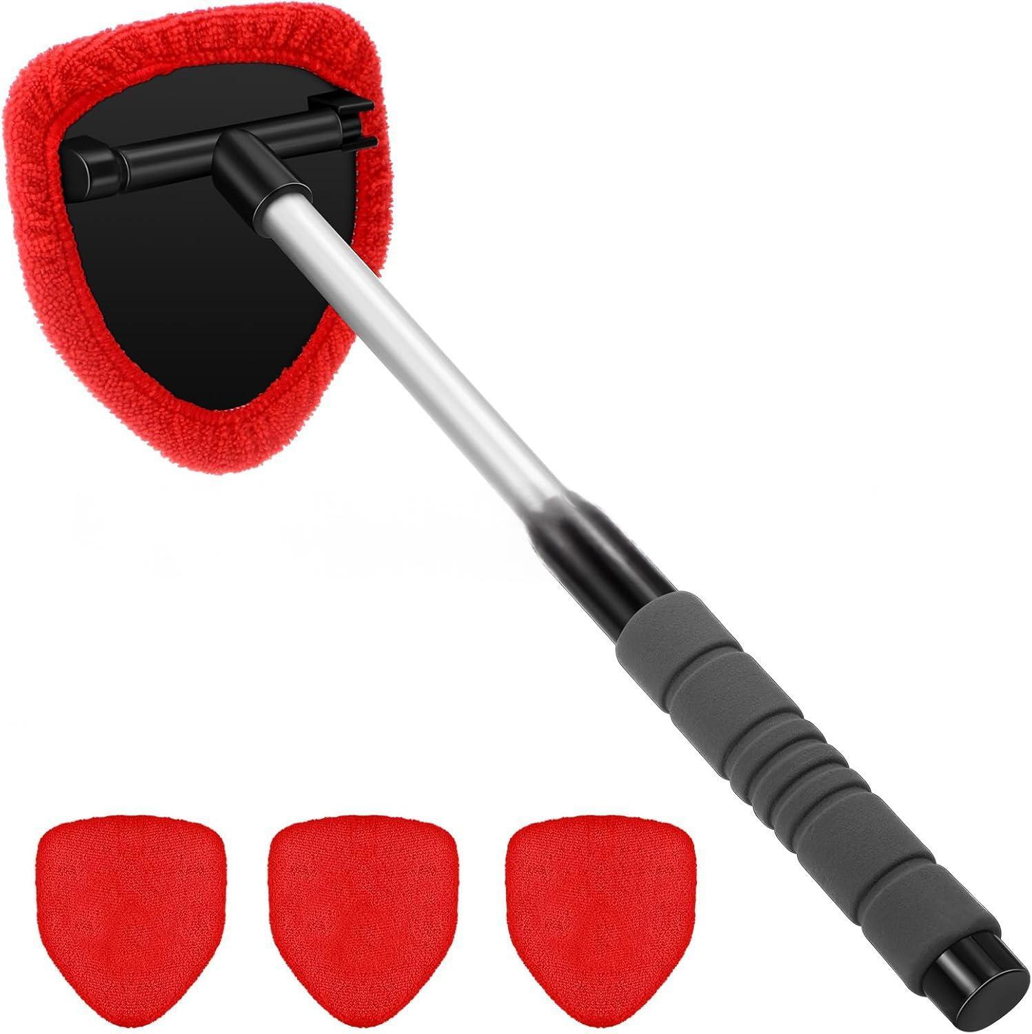 Extendable Car Windshield Cleaning Brush - Telescopic Window Washer Tool for Auto Glass Maintenance - Image 3
