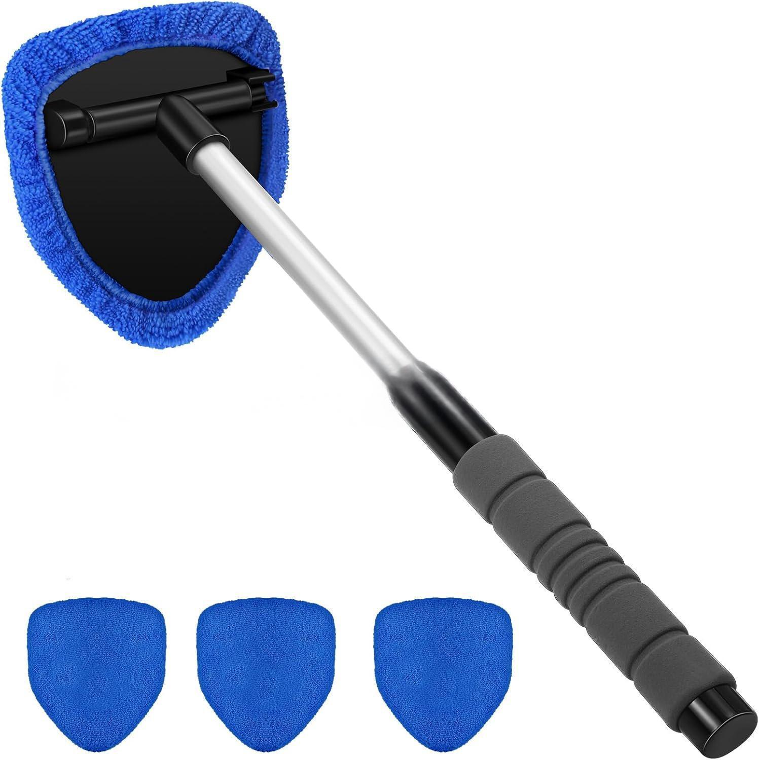 Extendable Car Windshield Cleaning Brush - Telescopic Window Washer Tool for Auto Glass Maintenance - Image 10