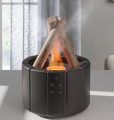 Simulated Flame Aromatherapy Machine Home Office Desktop Humidifier - Image 4
